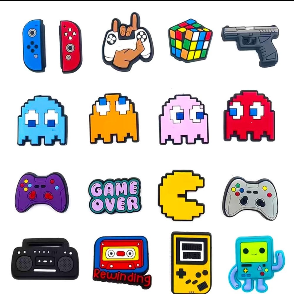 Video Game Croc Charms